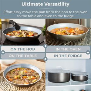 Tower Freedom 13-Piece Cookware Set – Non-Stick Pots and Pans