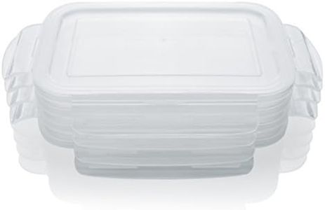 Replacement Snap Locking Lids For Otis Classic Glass Meal Prep Food Storage Container 28oz Size - 4pc Lids