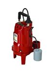 Liberty Pumps PRG101A ProVore PRG Series Automatic Residential Grinder Pump, 1 HP, 115-volt, red