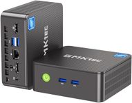 GMKtec Mini PC with Intel N100 processor (3.4GHz), 16GB DDR4 RAM 1TB PCIe M.2 NVMe SSD, NUC Micro PC computer with 4K Dual HDMI Display/4x USB3.2/WiFi 6/BT5.2/RJ45 Ethernet