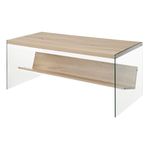 Convenience Concepts SoHo Coffee Table, Weathered White