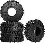 GLOBACT 1.9 Tires RC Tires RC Crawler Tires Rubber Tires 120 * 45mm for 1/10 TRX4 TRX6 Axial SCX10 I II III Redcat GEN7 8 RC4WD (4PCS)