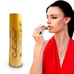 CoCaBee Lip Balm, Lip Moisturizer for Dry And Chapped Lip Repair Lip balms for Women, Men & Kids 100% Natural and Organic Chapstick Lip Balm For Soft And Shiny Lip Care Balm With Bamboo Packaging (Lime) Lip chap stick