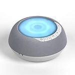 i-box White Noise Machine with Nightlight, Portable Rechargeable White Noise Machine for Babies and Adults, Relaxation and Meditation Sounds Calming Sleep Aid Grey