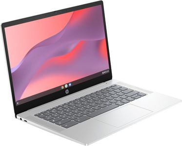 HP Chromebook 14 Laptop – 128GB, Glacier Silver