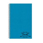 Rediform National Kolor Kraft Cover Notebook, College Ruled, Blue, 1 Subject, 9.5" x 6", 80 Sheets (33560)