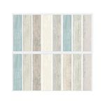 RoomMates RMK3696GM Distressed Barn Wood Plank Repositionable and Removable Peel and Stick Giant Wall Decals, Multi 2 Sheets 17.25" x 36.5"