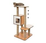 Vesper Cat Furniture, Walnut, V-Hig