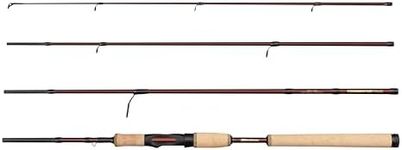 Abu Garcia Tormentor2 Travel Spinning Rod, Lightweight Fishing Rod with 24T Carbon Blank, Cork Handle, Compact Design for Traveling Anglers, Freshwater & Saltwater Predator Fish, 2.74m 15-45g