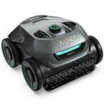 AIPER Cordless Robotic Pool Cleaner, WavePath Navigation, Wall-Climbing, Quad-Motor, 150 mins Runtime for Inground Pools up to 1,600 sq.ft, Seagull Pro ZT6002