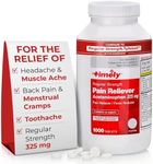 TIME-Cap Labs 1000 Tablets Regular Strength Acetaminophen 325mg - Pain Reliever & Fever Reducer for Adults, Helps with Headaches, Backaches, Muscle Pain, Toothaches, Arthritis & Menstrual Cramps