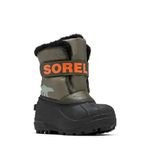 SOREL Toddler's Snow Commander Boot, Stone Green/Alpine Tundra, 7 Toddler