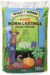 Unco Industries Wiggle Worm Soil Builder Earthworm Castings Organic Fertilizer, 15-Pound