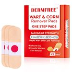 Wart Removal Patch (42 Tablets), wart Remover, Hand, Foot, Facial Plantar wart Remover, wart Removal, Corns and Other Skin Defects, Suitable for Many Parts of The Body