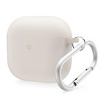 elago Liquid Hybrid Case Compatible with AirPods 4 Case - Compatible with AirPods 4 Case Cover, Triple Layer Protection, Keychain Included, Wireless Charging, Shock Resistant (Stone)