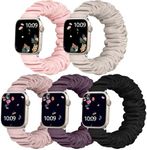 Adorve 5 Pack Scrunchie Bands Compa