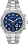 Bulova Men Chronograph Quarz Watch with Stainless Steel Strap 96D138