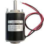 AeKeatDa High Speed Permanent DC Magnet Motor, Reversible Electric Gear Motor