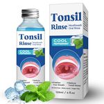 Tonsil Stone Remover Mouthwash, Natural & Alcohol Free Oral Rinse Liquid, Tonsil Stone Mouthwash Treatment, Effectively Fresh Breath & Eliminate Bad Breath