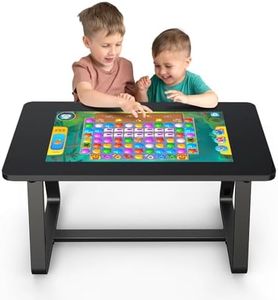 QIXZOCV MWE 32 Inch Game Table, Multifunctional Touchscreen Table, Detachable Interactive Display for Indoor Entertainment, Meetings & Education, Android 13, 8+128GB