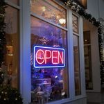 SOLIDEE LED Open Neon Sign Powered 