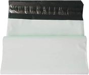 50 Pcs 15 X 18.9 Inches White Poly Mailers Self-Sealing Shipping Envelopes Water Resistant Plastic Mailing Bags