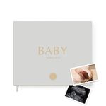 Your Edition Baby Journal - Baby Memory Book for Expecting Mums - Luxury Pregnancy Pregnancy Book - Planner Pregnancy Gift for First-Time Parents with Checklist Photo Section - Gift Boxed (Grey)