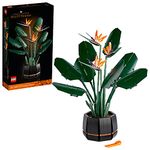 LEGO Icons Botanical Collection Bird of Paradise 10289, Flowers & Plants Model, DIY Set for Adults, Creative Activity, Office or Home Décor Gift Idea