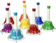 Percussion Workshop CB8 Coloured Combi Hand Bells (Set of 8)