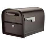 Architectural Mailboxes 6300RZ Oasis 360 Locking Parcel Mailbox with 2-Access Doors, X-Large, Rubbed Bronze