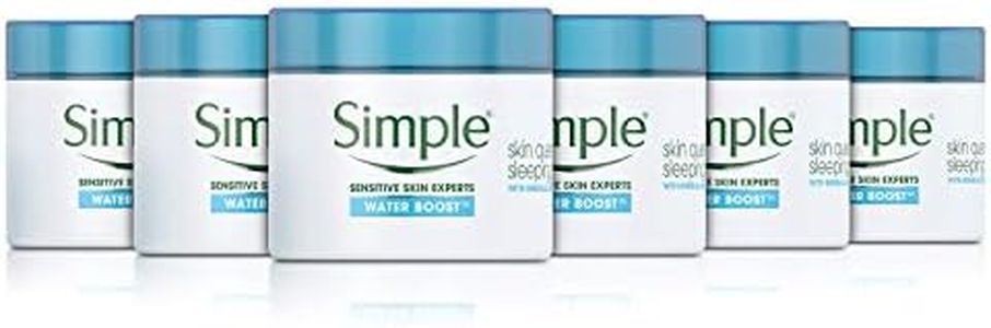 Simple crema hidratante de Cara Piel Quench dormir crema, 50 ml 6 unidades