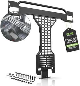DV8 Offroad Overhead Molle Panel Compatible with Ford Bronco 4-Door (2021-2026) - Maximize Interior Cargo Space with Rigid Steel Rack, Works with Soft Top & Hard Top