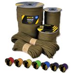 EdcX Paracord 4mm, 35+ Solid Colors (10m, 15m, 30m, 50m, 100m, 300m) | Ideal for Crafting, DIY, Camping, Survival, Outdoor | 100% Nylon Rope 4mm | Tactical Cord 550 Type III (Bronze, 10 m)