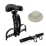 XIEEIX Kids Bike Seat Set,New MTB Child Seat, Front Mounted Bicycle Seats for Kids 2-5 Years (up to 48lbs) Compatible with All Adult Mountain Bikes…