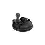 Tackform Heavy Duty Suction Cup Mount with 20mm Ball | Aluminum and ABS Plastic | Large 3.5" Suction Cup