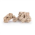 TM Aquatix Aquarium Rock Fish Tank Stones Limestone Ideal for Malawi Cichlid - Improves Water Parameters (5kg, Light Limestone)