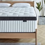 Tegeniss Full Size Mattress, 12 Inch Memory Foam Mattress, Hybrid Mattress in a Box with Independent Spring, Soft and Comfortable Medium Firm Mattress, Pressure Relief
