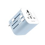 Lifelong Electronics 10A Universal Travel Adapter All in One | 2500W Heavy Duty Power | 180+ Countries - Europe/US/UK/AU/Asia etc. | 9-Hole International Worldwide Socket Accessories (Latest Launch)