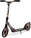 Hurtle Lightweight and Foldable Kick Scooter - Adjustable Scooter for Teens and Adult, Alloy Deck with High Impact Wheels, Durable ABEC-7 Bearings w/ T-bar Anodized Clamp Collar, Real Tree HURTSRT.5