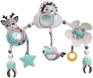 Tiny Love Sunny Stroll Black & White Arco Gioco Passeggino, Culla, Ovetto, con Clip Aggancio Universale, Gioco Educativo, 0+ Mesi, Collezione Magical Tales