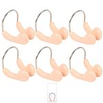 Nose Clip Swimming,6 PCS Nose Plug Nose Clips Protector with Box Swim Nose Protector for Kids Adults Swimming Training Beginners Competitions