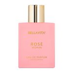 Bella Vita Luxury Rose Woman Eau De Parfum Perfume for Women with Black Currant, Vanilla, Jasmine|Floral & Sweet EDP Long Lasting Fragrance Scent 100 ML