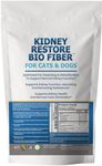 Bio Fiber for Cat & Dog Kidney Support, Kidney Pet Health Supplement, Cat Kidney Support & Kidney Support for Dogs, Renal Support Dog, Add w/Renal Food, Support Normal Kidney Function - 60 Servings