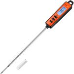 ThermoPro TP01A Instant Read Meat Thermometer with 5.35 Inch Long Temperature Probe for Grilling BBQ Smoker Cooking Oil Candy Food Thermometer