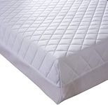 Thick Cot Bed Mattress 160x80 cm - Extra Breathable Baby Toddler Foam Anti Allergy (Fits Mamas & Papas Sizes) Quilted Zip Removable White Cover Made in England (160 x 80 x 13 CM)