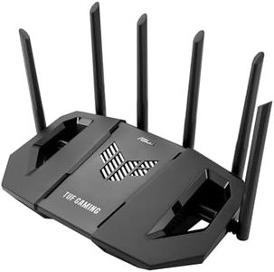 ASUS TUF Gaming BE9400 Tri Band WiFi 7 (802.11be) Extendable Gaming Router, Quad 2.5G ports, 3-step Port Forwarding, Smart Home Master, AiMesh support, and AiProtection for Network Security