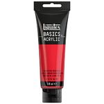 Liquitex Basics Acrylic Paint, Cadmium Red Medium Hue, 118 ml Tube