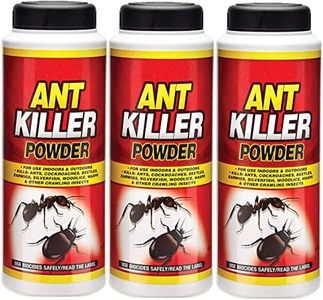 3x Ant Killer Powder for Indoor and Outdoor Use Strongest Ant Killer for Lawns, Home, Garden to Kill Ants, Cockroaches, Woodlice, Earwigs and Crawling Insects