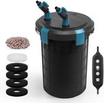 fishkeeper Self-Priming Aquarium Canister Filter with Controller, 1200 L/H