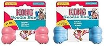 Puppy Kong Goodie Bone - Teething Toy and Treat Dispenser Small Assorted Colors